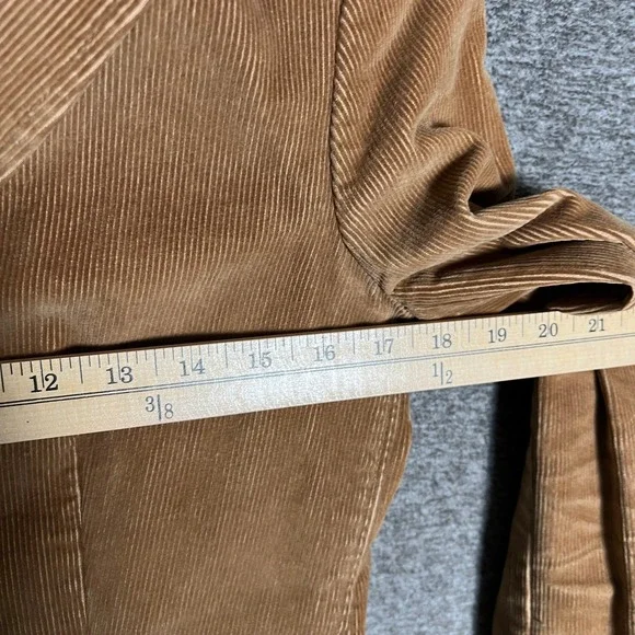 L.L.Bean Womens Corduroy Blazer Jacket Size 4 Regular Brown Cotton‎ - Picture 6 of 8